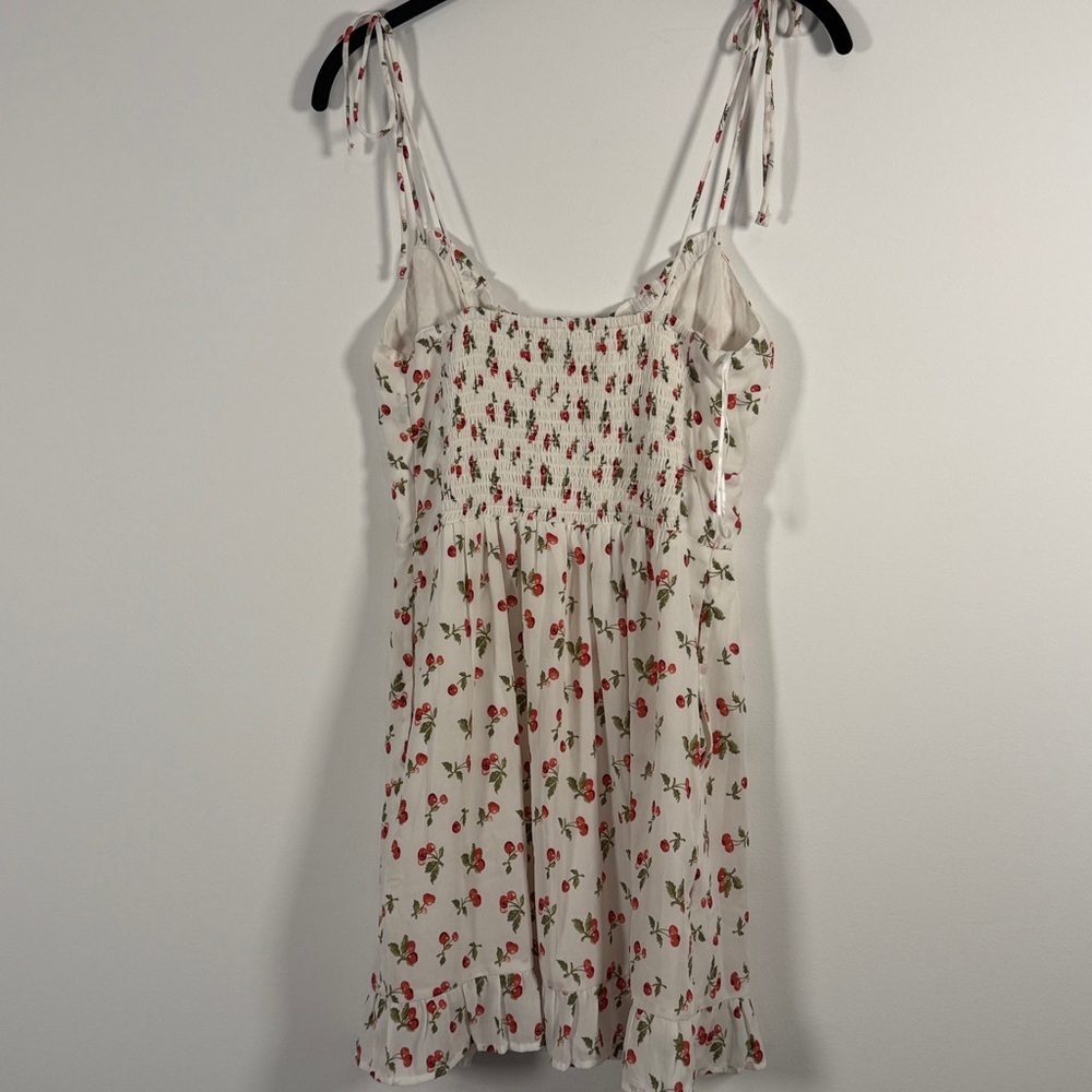 NWOT Abercrombie & Fitch Cherry Mini Dress - Picture 9 of 10